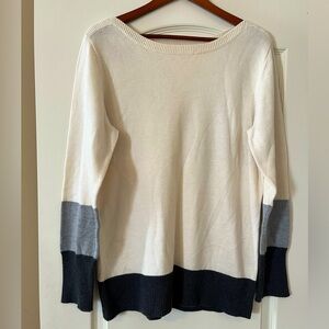 Sale! GAP Cream Long Sleeve Sweater Women’s Size XL